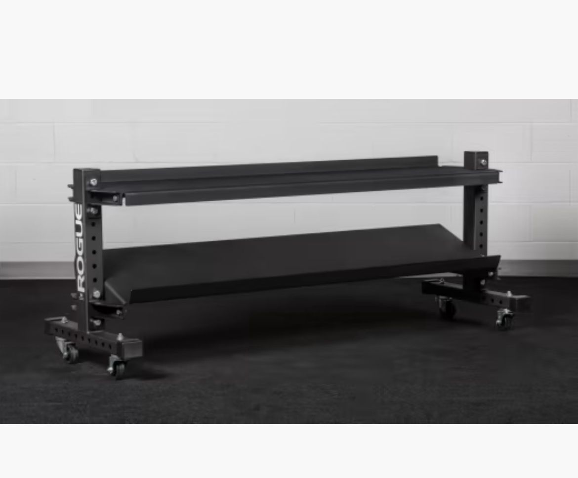 Rogue 2 Tier Dumbbell Kettlebell Rack