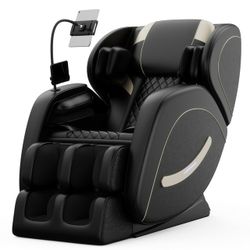 PAPROOS Massage Chair Recliner, Zero Gravity with Full Body Air Pressure