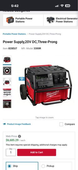 Milwaukee generator