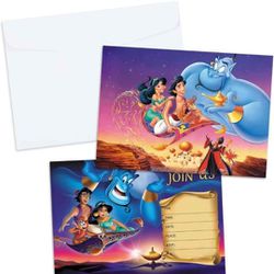 Disney Aladdin Invitations