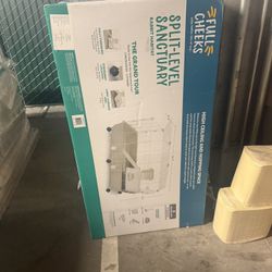 Split-Level Rabbit Habitat Cage