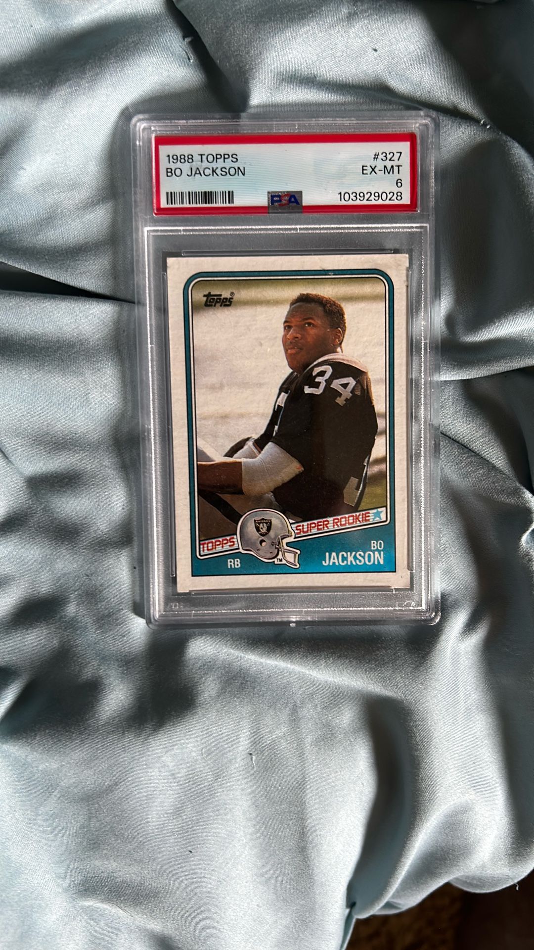 1988 Topps Bo Jackson Football Card