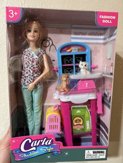 Barbie Doll Pet Set