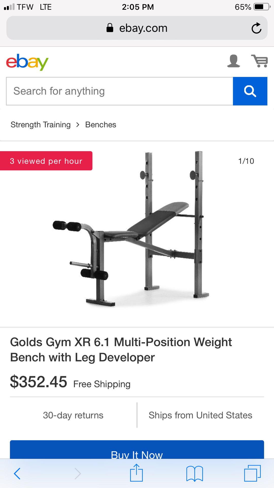 New never used still sealed weight bench