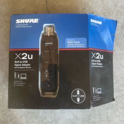 Shure X2U XLR-to-USB adapter