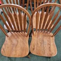 Solid Oak Chairs