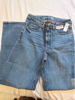 Old Navy Sky-Hi Wide Leg Jeans Extra High Rise Women’s Size 4