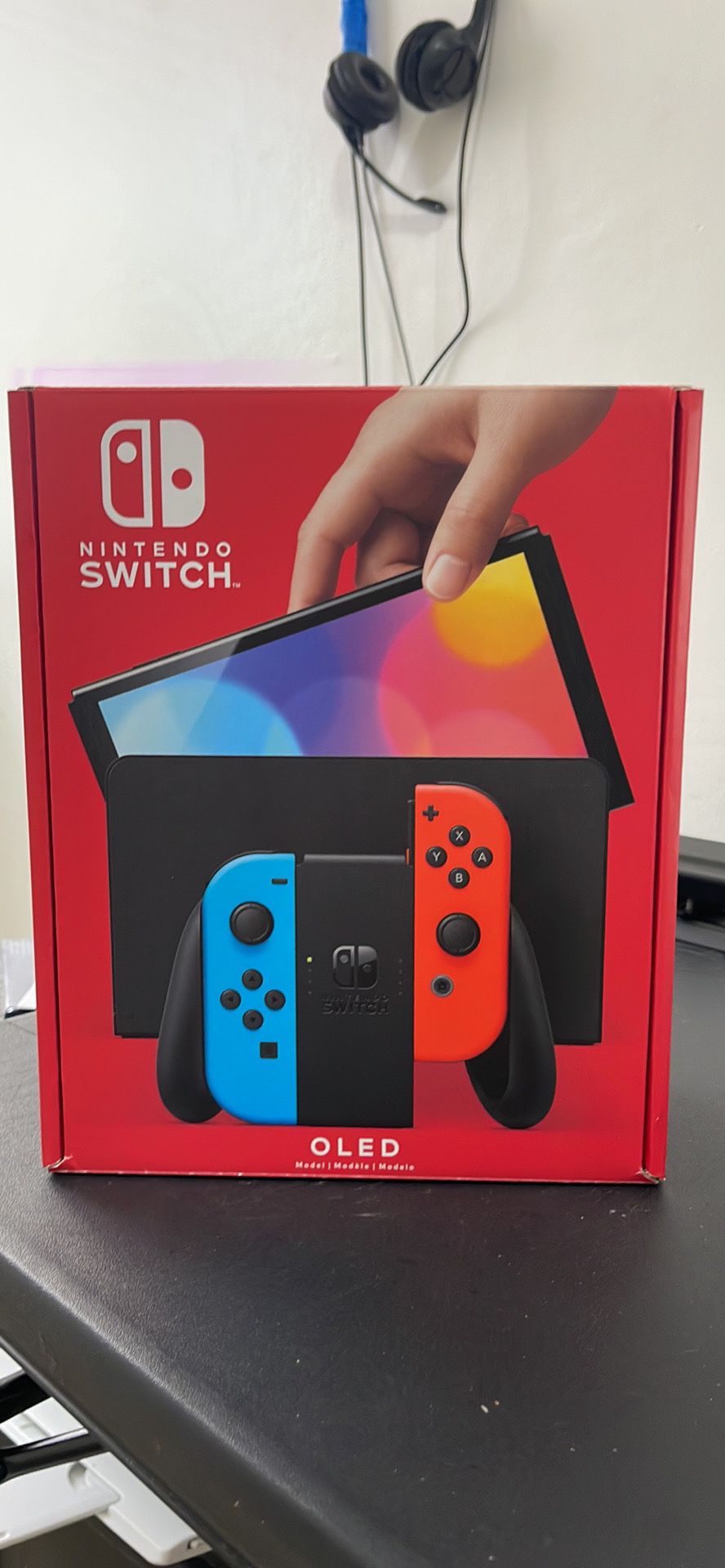 **Brand New*** Nintendo Switch - OLED Model Neon Blue/Neon Red set 