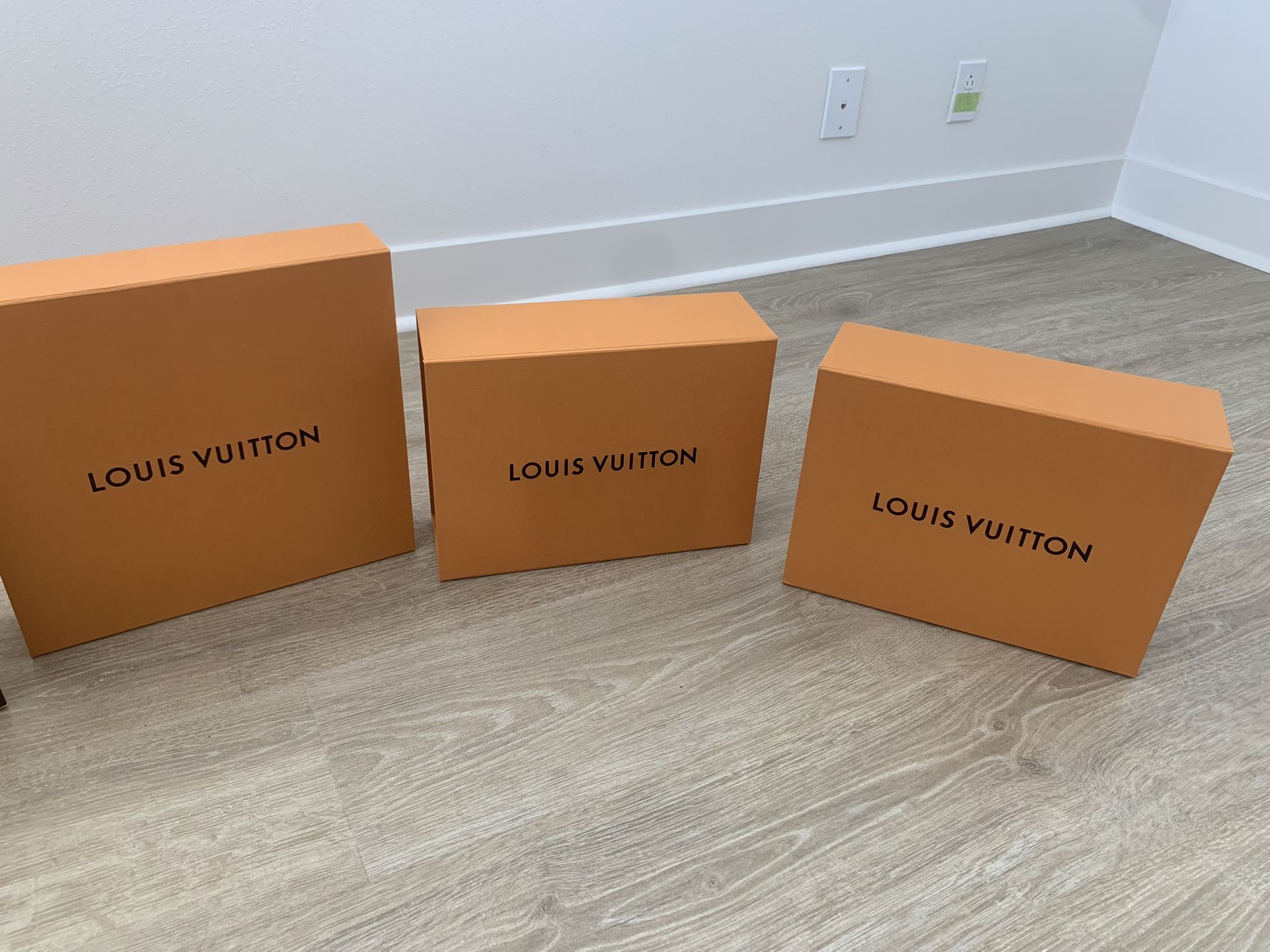 Louis Vuitton, Bags, Lot Of Designer Packaging Louis Vuitton Chanel Gucci  Hermes