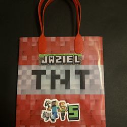 Minecraft Candy Bags Custom Made