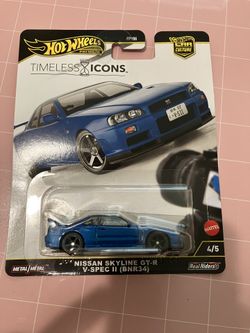 Hot Wheels Timeless Icons NISSAN SKYLINE GT-R V-SPEC II (BNR34)