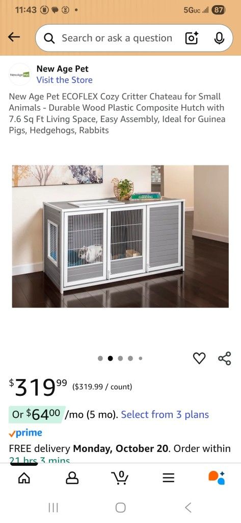 Bunny - Rabbit Cage
