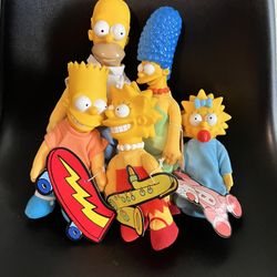 The Simpsons Dolls Burger King Collection 