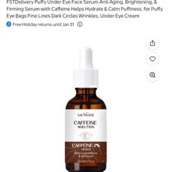 Puffy Under Eye Face Serum