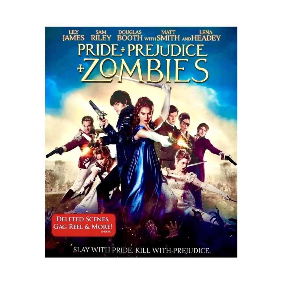 Pride and Prejudice and Zombies (Blu-ray, 2016)