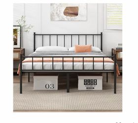 Brand new in box DIIYIV Queen Bed Frame-Classic Metal Platform. Russell/Boulder area