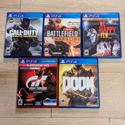 5 PS4 Games