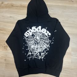 Spider Sp5der Hoodie OG black LARGE