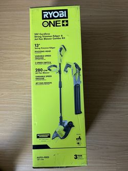 RYOBI LEAF BLOWER AND WEED WACKER