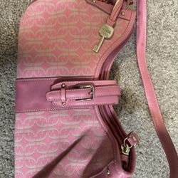 Pink Fossil Hand Bag