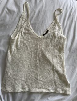Forever 21 white tank top size S