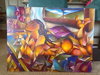 Embellished art print (glicee) by Stephanie Clair, “Memories” 2012, hand signed, 30x40