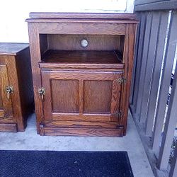 White Clad End Table
