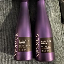 Nexsus shampoos and conditioners
