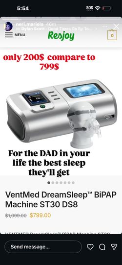 Vent med dream sleep bipap machine