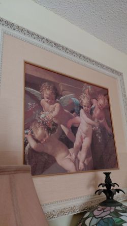 Artwork  vintage cherub angels