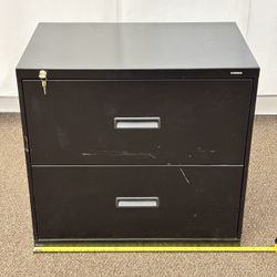 Lateral Filing Cabinet (Black)