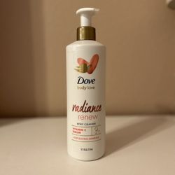 Dove Body Love Body Cleanser For Dull Skin Radiance Renew Exfoliating Body Wash Cleanser 