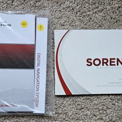 2013 Kia Sorento Owners Manual With Case