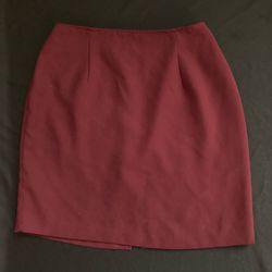 X-Small Pencil Skirt Maroon 