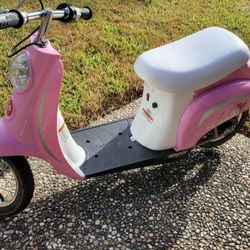 Used Razor Pink Used Pink Moped
