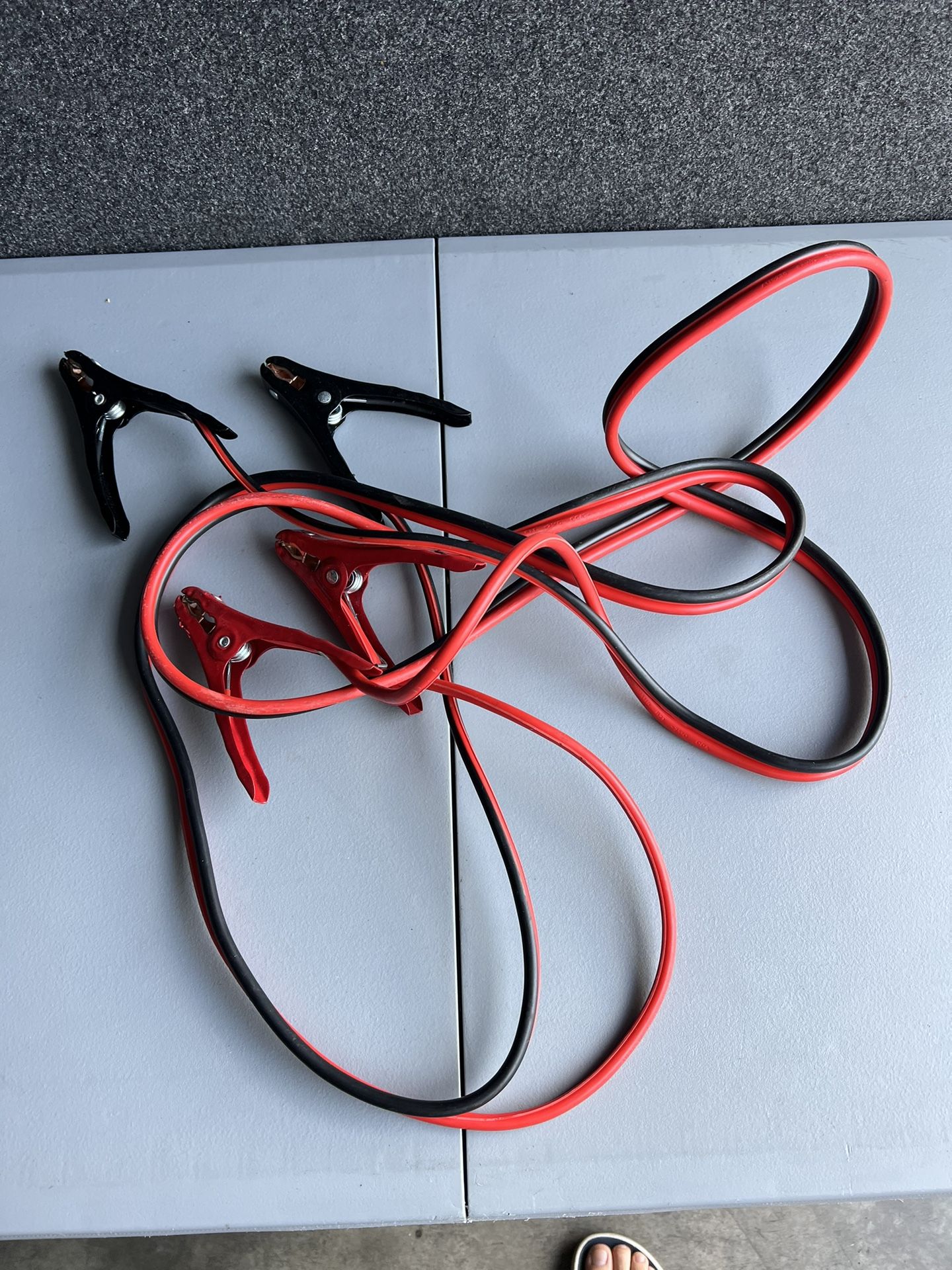 CARTMAN Booster Cables 10 Gauge 12 Feet Jump Cables (10ga x 12Ft)