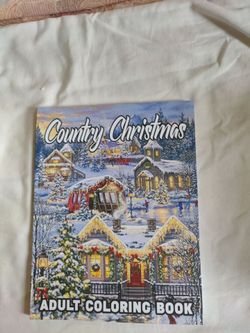 Country Christmas coloring book