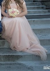 Light Pink Prom/Evening Dress/ Modest