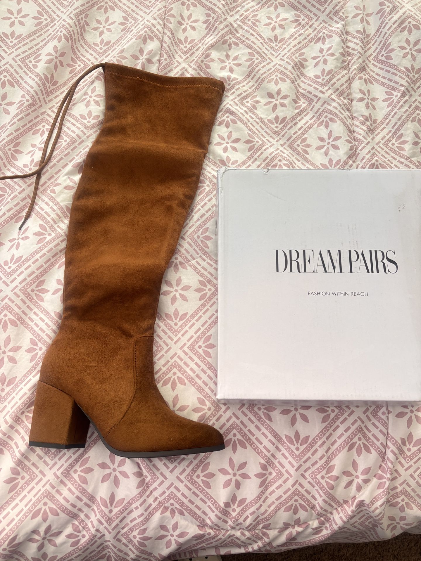Tan Knee High Boots