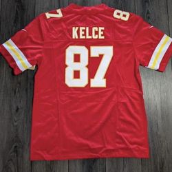 Chiefs football jersey Kelce 87 fully stitched (Small to 3X)