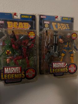 Marvel legend series 6 Deadpool and cable