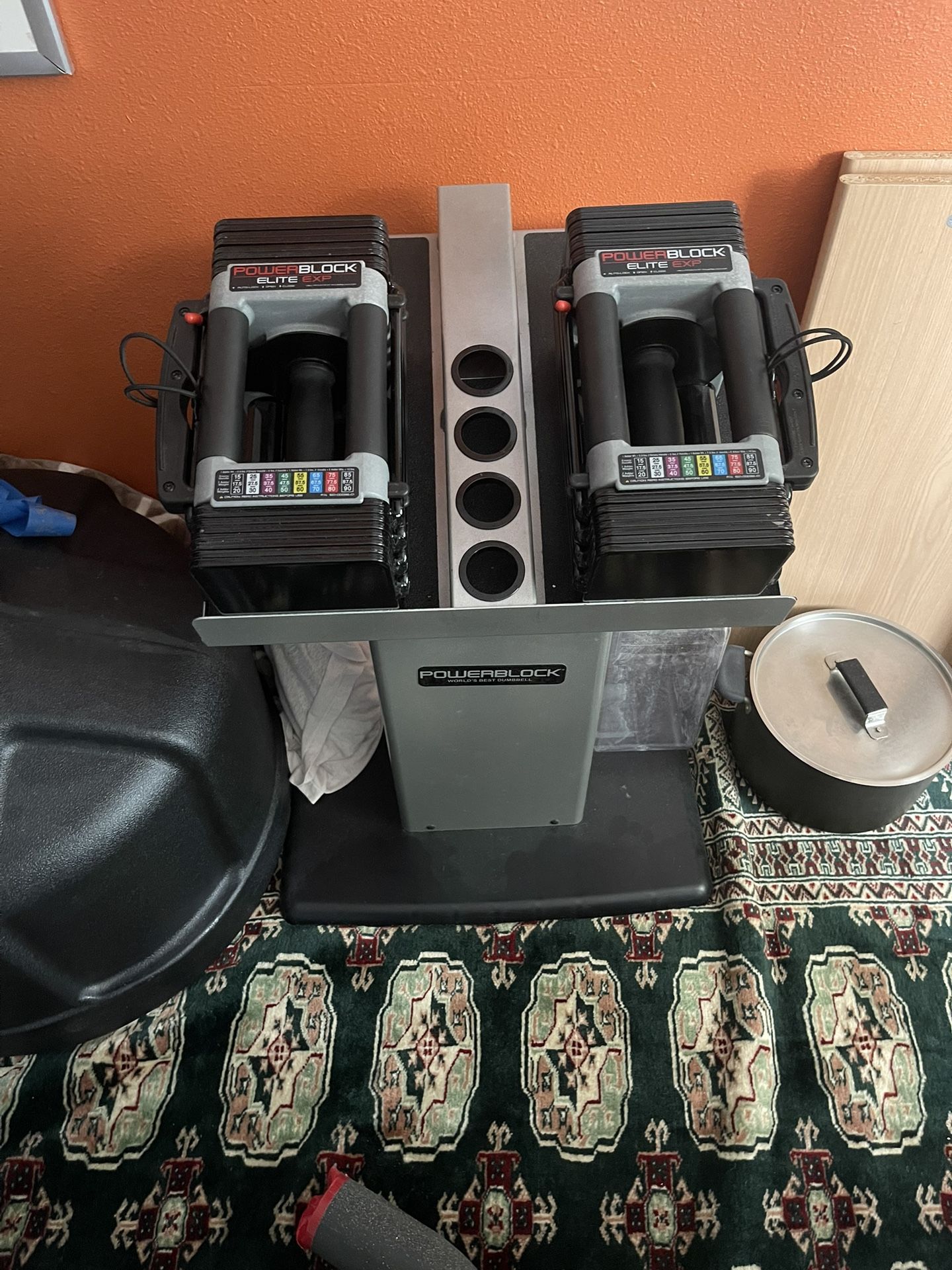 PowerBlock ELIT EXP And Stand Weights, Dumbbells Excersise Power Block