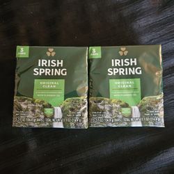 $3 For Both - Irish Spring 3 Pack Original Clean Bar Soap 
