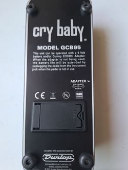Dunlop Cry Baby Wah Pedal