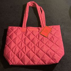 Juicy Couture Hot Pink Quilted Tote Bag
