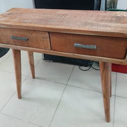 Wooden Console Table with Drawers
