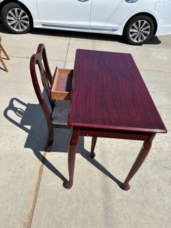Cherry wood desk