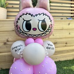 Labubu Balloon Stack 
