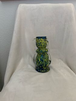 Hand blown Art Glass Vase