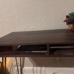 Contemporary Wood Desk Perfect Condition